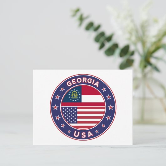 Georgien Postkarte (Stehend Vorderseite)