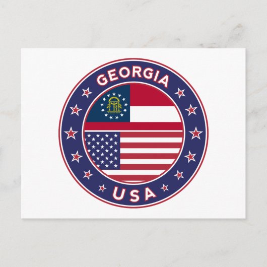 Georgien Postkarte (Vorderseite)