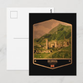 Georgien Postkarte (Vorne/Hinten)