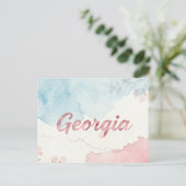 Georgien Postkarte (Stehend Vorderseite)