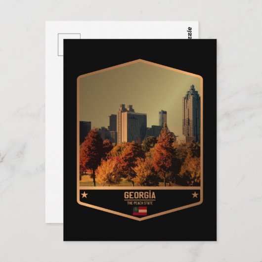 Georgien Postkarte (Vorne/Hinten)