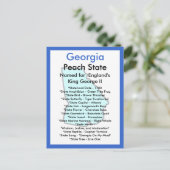 Georgien Postkarte (Stehend Vorderseite)