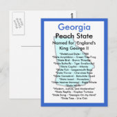 Georgien Postkarte (Vorne/Hinten)