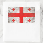 Georgien Rechteckiger Aufkleber (Tasche)