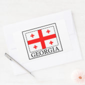 Georgien Rechteckiger Aufkleber (Umschlag)