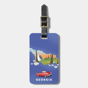 Georgien-Reiseplakat Gepäckanhänger