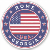 Georgien, Rom Aufkleber (Vorderseite)