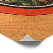 Georgien (Rose Cherokee) - Große Briefmarkenszenen Poster (Ecke)