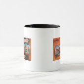 Georgien (Rose Cherokee) - Große Briefmarkenszenen Tasse (Zentrum)