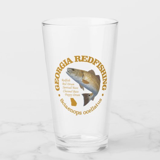 Georgien (Rotbarsch) Glas (Vorderseite)