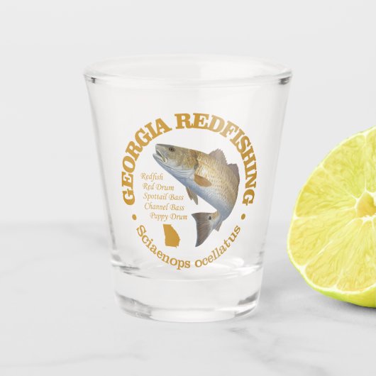 Georgien (Rotbarsch) Schnapsglas (Vorderseite)