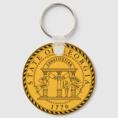 Georgien Siegel Schlüsselanhänger (Vorderseite)