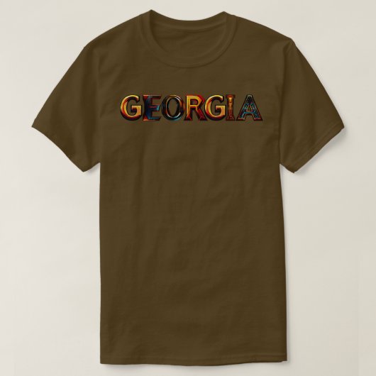 Georgien Staat 1 T-Shirt (Design vorne)