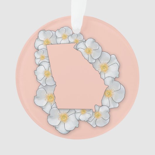 Georgien Staat Blume Ornament (Vorderseite)