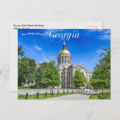 Georgien Staat Hauptstadt Gebäude in Atlanta Georg Postkarte (Vorne/Hinten)