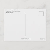 Georgien Staat Hauptstadt Gebäude in Atlanta Georg Postkarte (Rückseite)