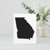 Georgien Staat Kontur Postkarte (Stehend Vorderseite)
