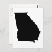 Georgien Staat Kontur Postkarte (Vorne/Hinten)