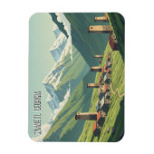 Georgien Svaneti Reise Magnet (Vertikal)