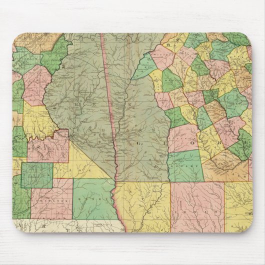 Georgien und Alabama 2 Mousepad (Vorne)
