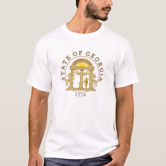 Georgien unterzeichnet T-Shirt (Vorderseite)