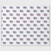 Georgien US Flagge Staat Geschenkpapier (Flach)