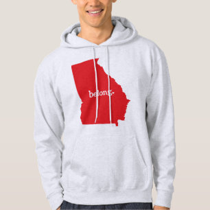 Georgien - US-Staat-Karte Hoodie