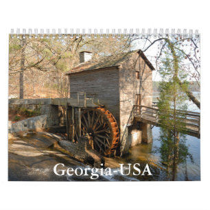 Georgien-USA-Kalender Kalender