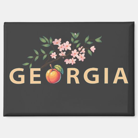 Georgien USA Magnet (Vorderseite)