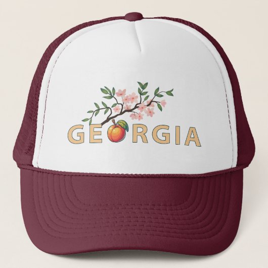 Georgien USA Truckerkappe (Vorderseite)