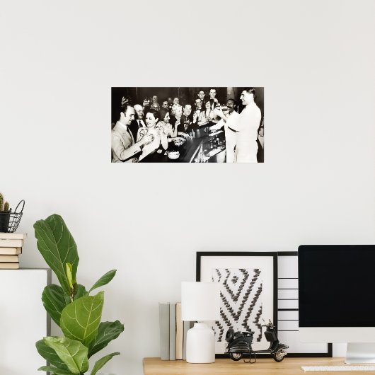 GEORGIEN VERBOT SPEAKEASY c. 1925 Poster (Heimbüro)