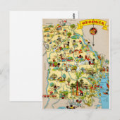 Georgien Vintage Karte (Vorne/Hinten)