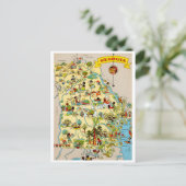 Georgien Vintage Karte (Stehend Vorderseite)