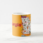 Georgien Vintage Karte Kaffeetasse (Mittel)