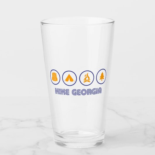 Georgien wandern glas (Vorderseite)