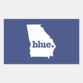 Georgiendemokratin Rechteckiger Aufkleber (Vorderseite)