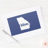 Georgiendemokratin Rechteckiger Aufkleber (Umschlag)