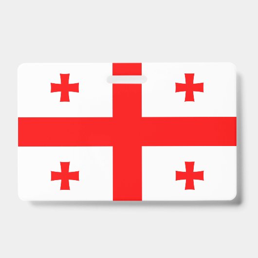 Georgienflagge Ausweis (Vorderseite)