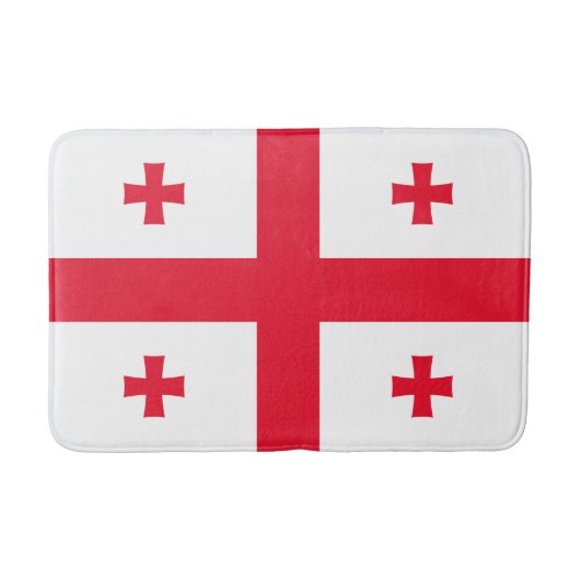 Georgienflagge Badematte (Vorderseite)