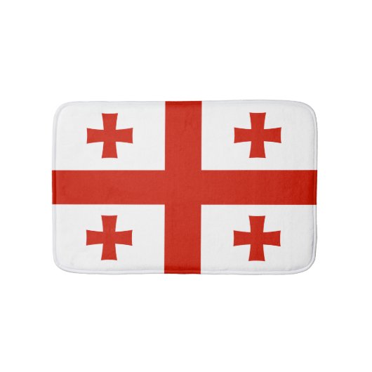 Georgienflagge Badematte (Vorderseite)