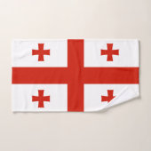 Georgienflagge Badhandtuch Set (Handtuch)
