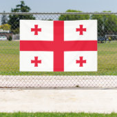 Georgienflagge Banner (Insitu)