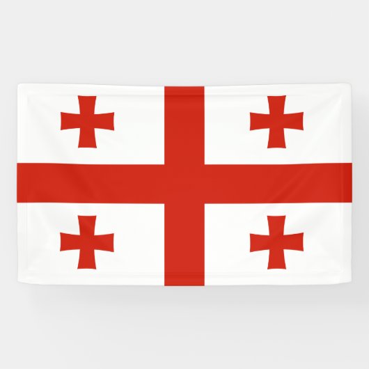 Georgienflagge Banner (Horizontal)