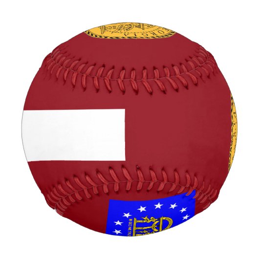 Georgienflagge Baseball (Vorderseite)