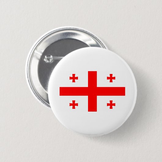 Georgienflagge Button (Vorne & Hinten)