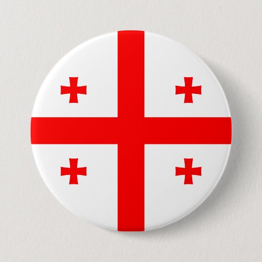 Georgienflagge Button (Vorderseite)
