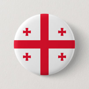 Georgienflagge Button