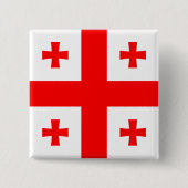 Georgienflagge Button (Vorderseite)
