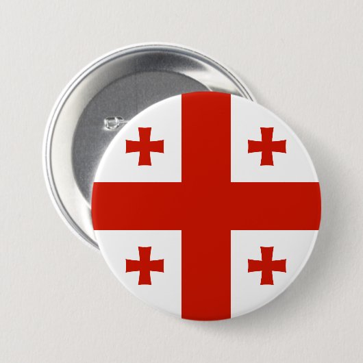 Georgienflagge Button (Vorne & Hinten)