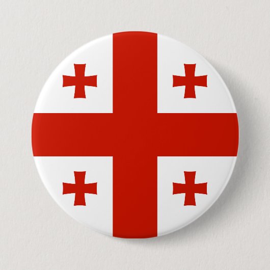 Georgienflagge Button (Vorderseite)